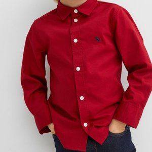 H&M Boy's Red Shirt Long Sleeve US 2T NWT